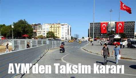 1 Mayıs Taksim için AYM'den önemli karar
