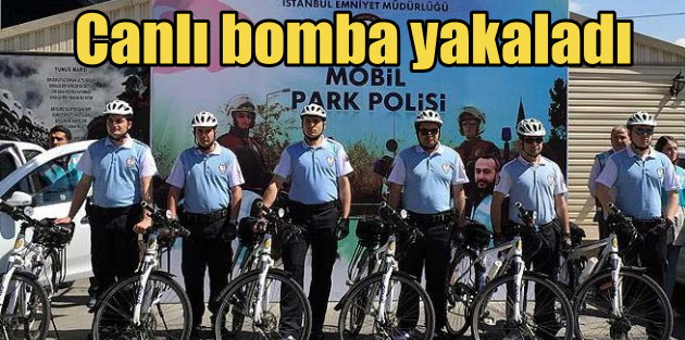 Bisikletli polis TİM'i canlı bomba yakaladı