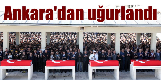 Diyarbakır'da bombalı saldırı, 4 şehit Ankara'dan uğurlandı