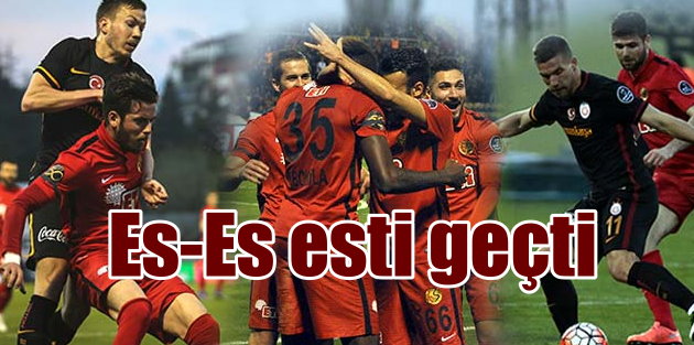 Eskişehir'de gol düellosu, Eskişehirspor 4 - Galatasaray 3