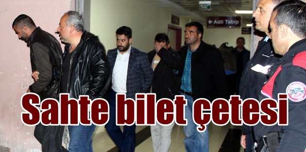 Kayseri'de sahte bilet çetesi; 49 gözaltı var
