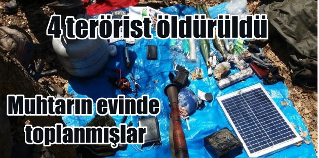 Muş'da 4 terörist öldürüldü, örgütün Erzurum sorumlusu yakalandı