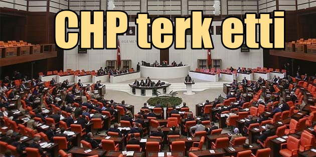 CHP dokunulmazlık oylaması öncesi Meclis'i terk etti