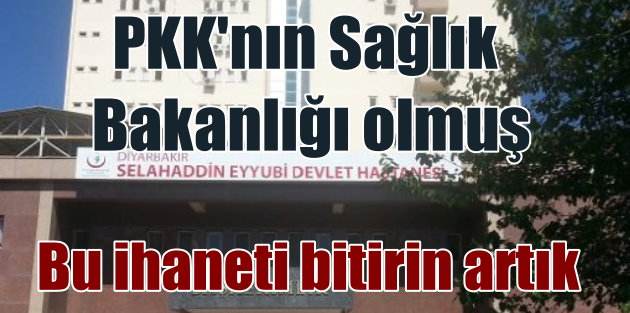Diyarbakır'da devletin hastanesi PKK'lı teröristlere çalışmış