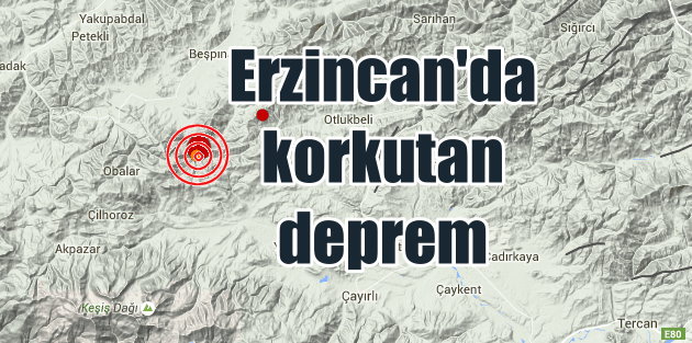 Erzincan'da deprem; Erzincan Çayırlı 4.1 ile sallandı