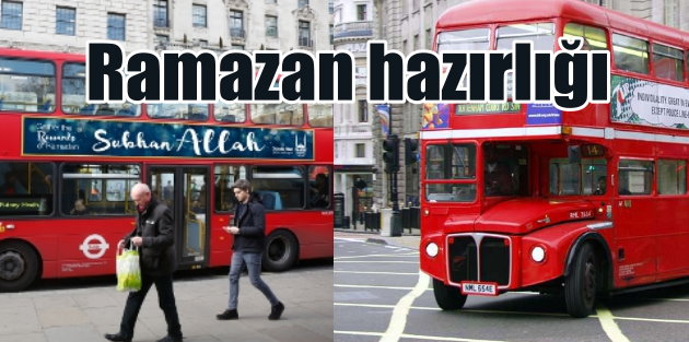 İngiltere'de belediye otobüslerine Subhan Allah yazısı