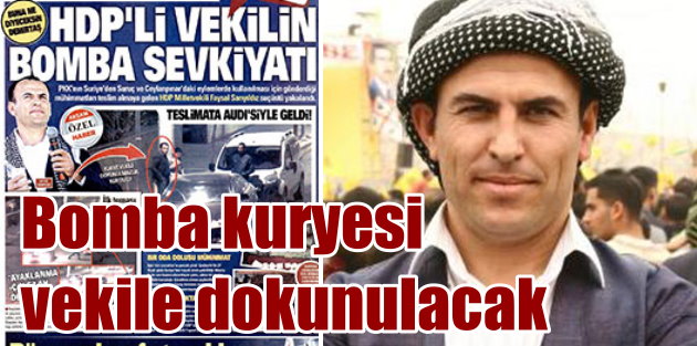 PKK'nın bomba kuryesi milletvekili; Faysal Sarıyıldız'ın fezlekesi hazır