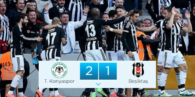 Torku Konyaspor - Beşiktaş maçında önemli dakikalar