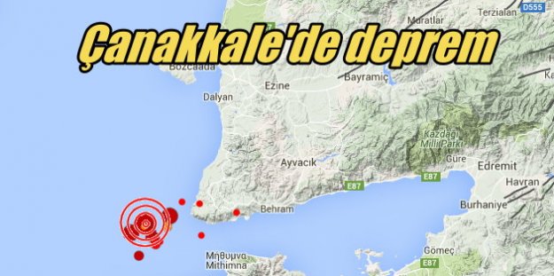Son Depremler, Çanakkale'de deprem: Gülpınar 4.1 ile sallandı