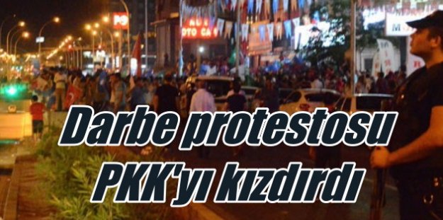 Diyarbakır'da darbe protesto edenlere PKK'dan bombalı saldırı