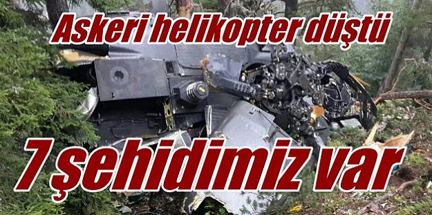 Giresun'dan askeri helikopter düştü: Şehitlerin isimleri açıklandı