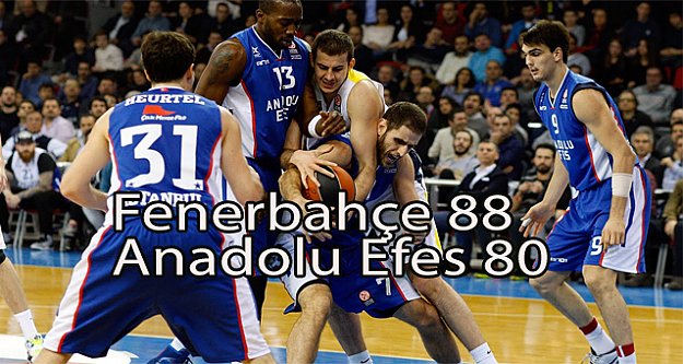  Baskette Türk derbisi Fenerbahçe’nin  