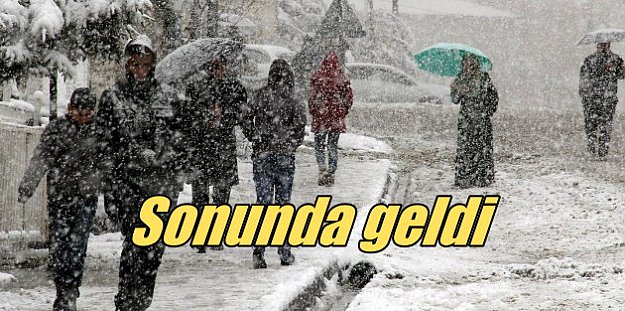 İstanbul'da sulu kar yağışı başladı