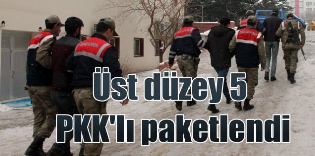Bakanlık açıkladı, PKK'nın 5 üst  düzey yöneticisi yakalandı