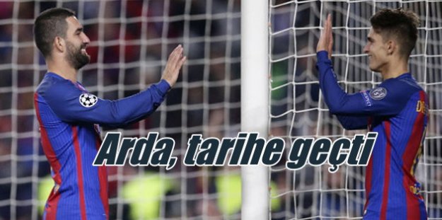Barcelona'da Arda Turan resitali: 3 golle tarihe geçti