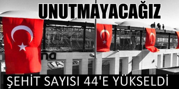 Beşiktaş'ta bombalı saldırı; Şehit sayısı 44'e yükseldi