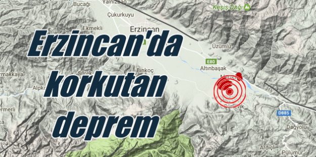 Erzincan'da deprem fırtınası, Erzincan 4.5 ile sallandı