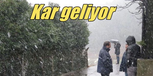 İstanbul'da hava durumu, 20 Aralık 2016 Akşam kar geliyor