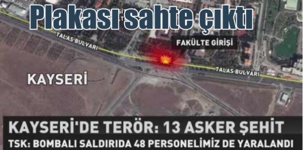 Kayseri'de patlama; Bombalı araç plakası sahte çıktı