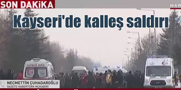 Kayseri'de patlama, PKK'lı katiller bu kez Kayseri'de saldırdı, yaralı ve şehitlerimiz var