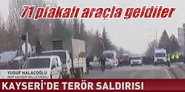 Kayseri'de saldırı: Teröristler çarşı iznine çıkan askerlere saldırdı