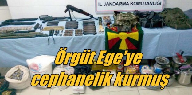 PKK, İzmir Kemalpaşa'ya cephane yığmış