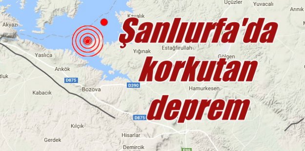 Şanlıurfa'da deprem, Kasımkuyu 3.6 ile sallandı
