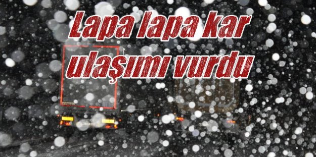 Seydişehir'de kar; Üretici sevindi, sürücüleri perişan oldu