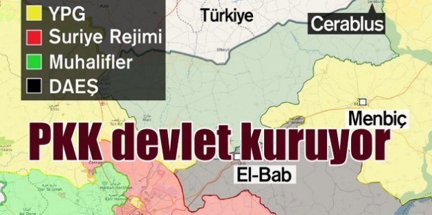 PKK, Münbiç'te devlet kuruyor; Ankara, Rusya - ABD sessiz