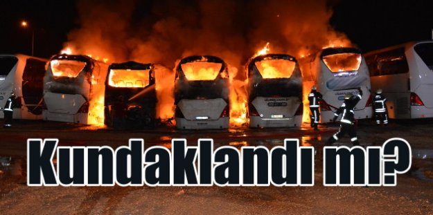 7 otobüs yandı; Bursa'da kundaklama şüphesi