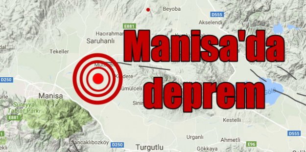 Manisa'da deprem, Manisa Çavuşoğlu 4.3 ile sallandı