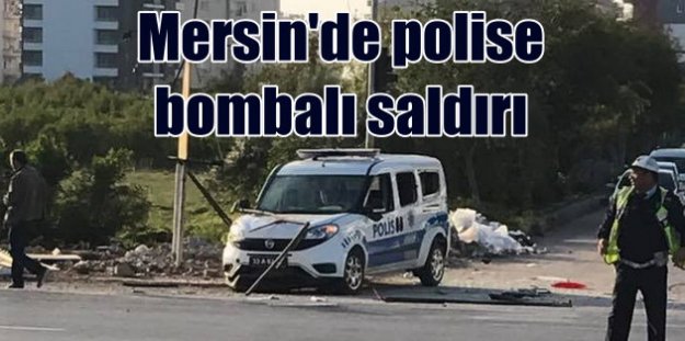 Mersin Mezitli'de polise hain saldırı, 2 yaralı var