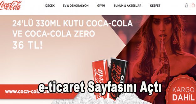 Coca-Cola Online Alışveriş Dükkanı Türkiye’de