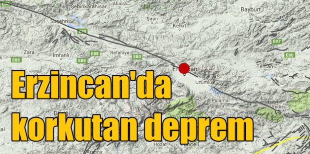 Erzincan'da deprem, Erzincan Işıkpınar 4.2 ile sarsıldı