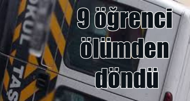 İzmir Bayındır'da öğrenci servisi kaza yaptı, 9 yaralı var