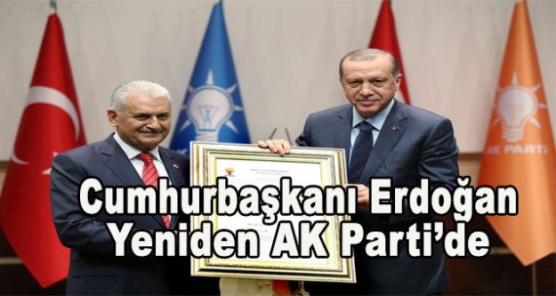 Resmen AKP'ye üye oldu