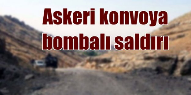 Erzincan'da askeri konvoya bombalı saldırı