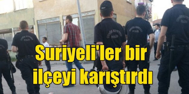 Erzurum'da Suriyeli'ler ile vatandaşlar arasında kavga