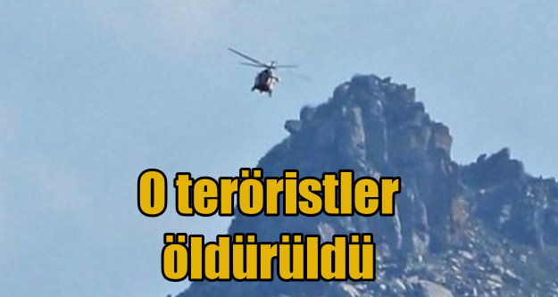 Helikopter düşüren teröristler öldürüldü