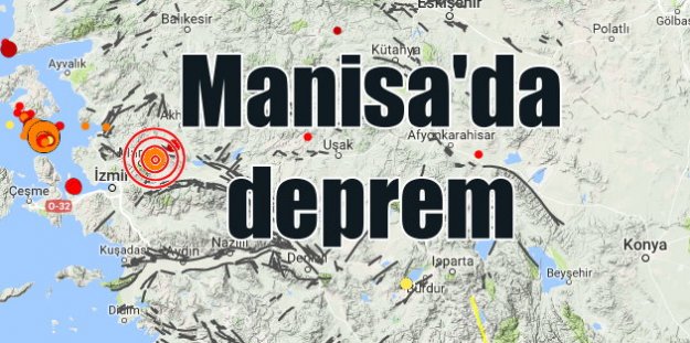 Manisa'da deprem; Önce İzmir, Sonra Manisa sallandı