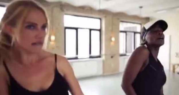 Meryem Uzerli'nin dans videosu: Dansetti ortalık yıkıldı