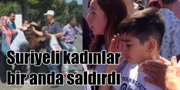 Suriyeli kadınlar, Konya'da anne ve oğluna saldırdı