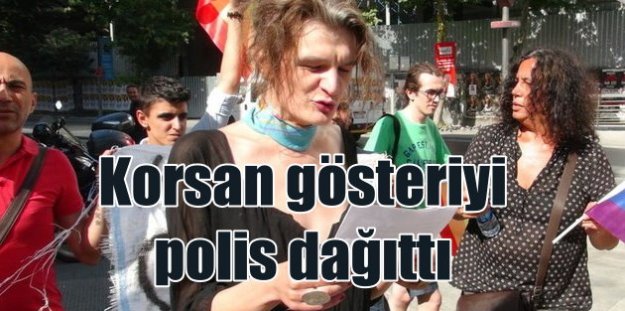 Taksim'de LGBTİ gösterisi; 7 gözaltı var