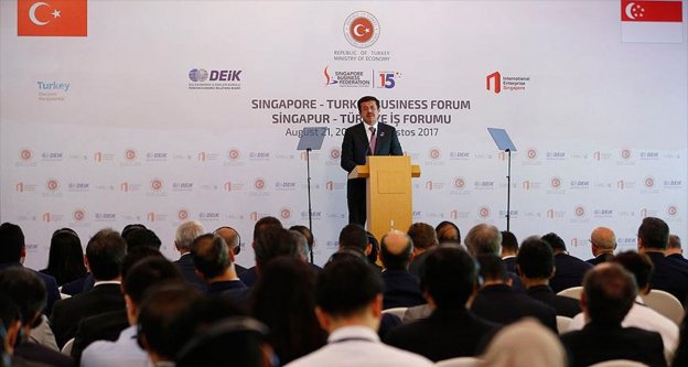 Ekonomi Bakanı Zeybekci: Singapur ile 2 milyar dolarlık dış ticaret hedefi