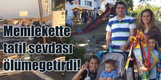 Gebze'de trafik kazası, Erdoğan ailesi kazada can verdi