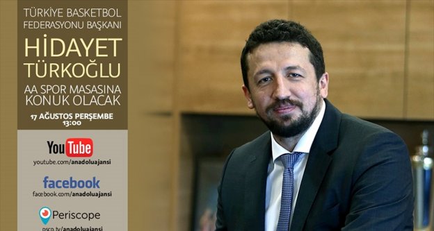 Hidayet Türkoğlu AA Spor Masası'na konuk olacak