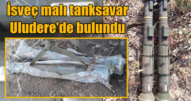 PKK'dan İsveç menşeli tanksavar füzesi çıktı