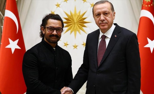 Cumhurbaşkanı Erdoğan, Khan'ı kabul etti