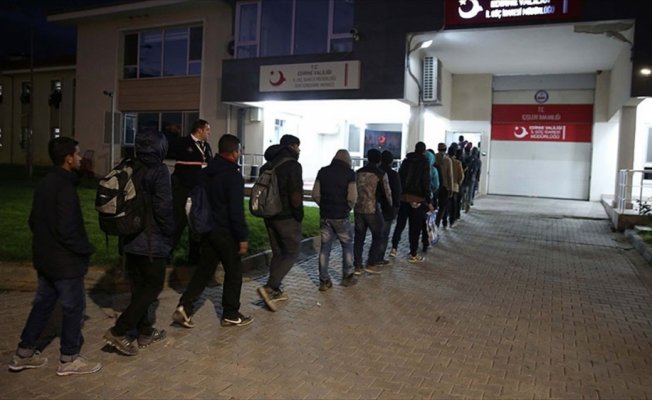 Edirne'de 109 kaçak ve sığınmacı yakalandı