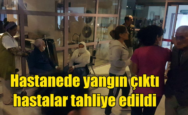 Tunceli'de hastanede yangın çıktış, hastalar tahliye edildi